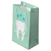 Festspielstand mit Kerzen Kleine Geschenktüte (Rückseite Schrägansicht)