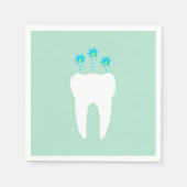 Festspielstand mit Kerzen Serviette (Vorderseite)