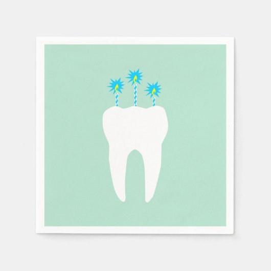 Festspielstand mit Kerzen Serviette (Vorderseite)