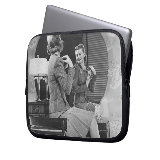 Feststecken Laptopschutzhülle (Vorderseite Links)