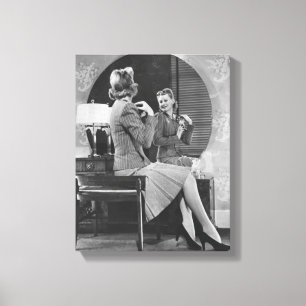 Feststecken Leinwanddruck