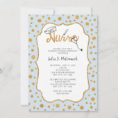 Feststeckende Imitat-Goldpunkt-Krankenschwester, Einladung (Vorderseite)