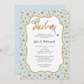 Feststeckende Imitat-Goldpunkt-Krankenschwester, Einladung (Vorne/Hinten)