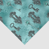 Feststell- und Schlüsselverriegelung Aquamarin | V Seidenpapier (Ausschnitt)