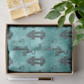 Feststell- und Schlüsselverriegelung Aquamarin | V Seidenpapier (Geschenk)