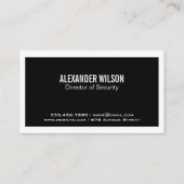 Feststelltaste für digitale Sicherheit | Datenvera Visitenkarte (Rückseite)