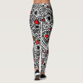Feststelltaste und Leggings (Rückseite)