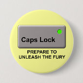 Feststelltasten Funny Button Abzeichen Spaß (Vorderseite)