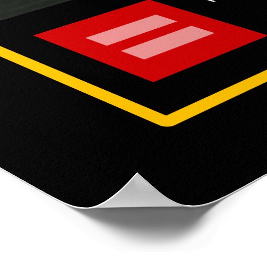 Feststellung Poster (Ecke)