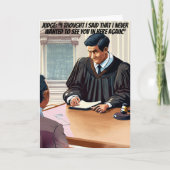 Feststellungspersonal Funny Police Geburtstag Karte (Vorderseite)