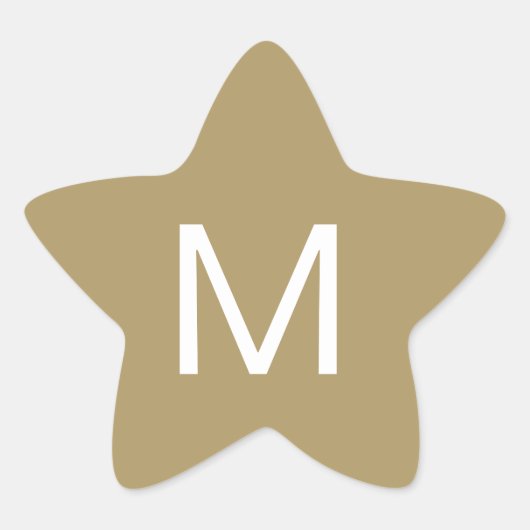 Feststern-Anfangskleber Stern-Aufkleber (Vorderseite)