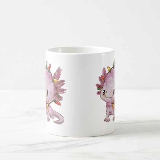 Feststoff Axolotl Kaffeetasse (Mittel)
