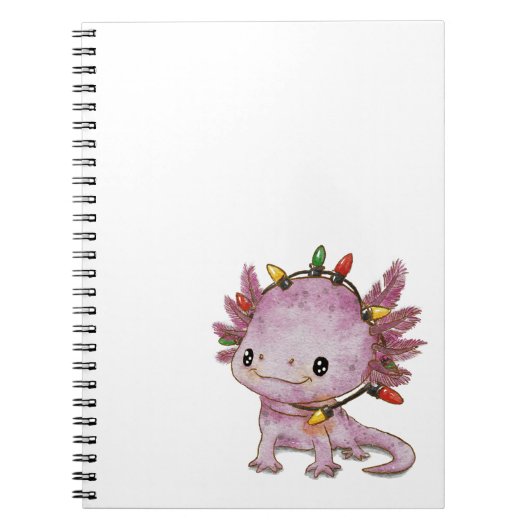 Feststoff Axolotl Notizblock (Vorderseite)