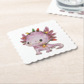 Feststoff Axolotl Untersetzer (angewinkelt)
