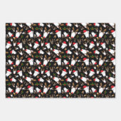 Feststoffe auf weißem Umhüllungspapier Geschenkpapier Set (Vorderseite 2)