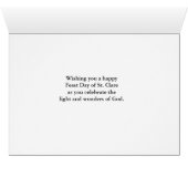 Festtag des Heiligen Clare Franciscan Aura (Innenansicht Horizontal (Unten))