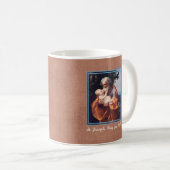 Festtag des hl. Josef mit Säugling Jesus Kaffeetasse (VorderseiteRechts)