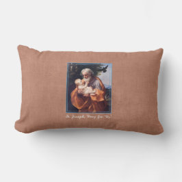 Festtag des hl. Josef mit Säugling Jesus Lendenkissen