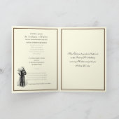 Festtag St. Anthony Jesus Religious Card Karte (Innenseite)