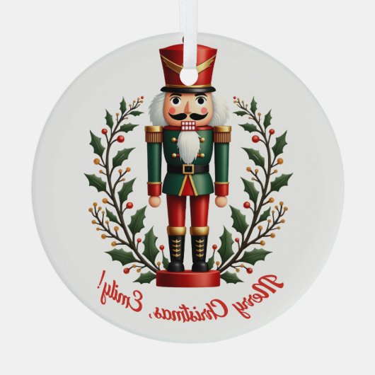 Festtage Dekoration Nutcracker Weihnachten (Rückseite)