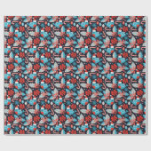 Festtage und Weihnachten Geschenkpapier (Flach)