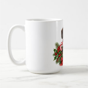 Festtags-Dachshund-Weihnachtstasse Kaffeetasse