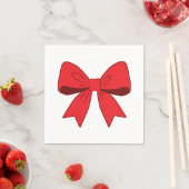 Festtags-Schleife Serviette (Beispiel)