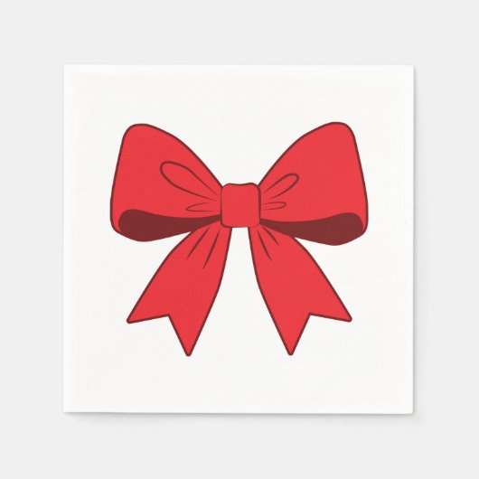 Festtags-Schleife Serviette (Vorderseite)