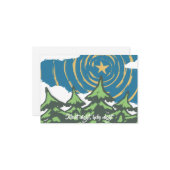 Festtagsausweis Mitteilungskarte (Vorderseite/Rückseite Beispiel)