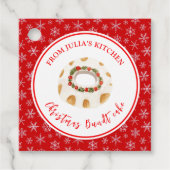 Festtagsgebäck Geschenkanhänger (Vorderseite)