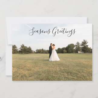 Festtagsgruß-Skript-Fotokarte Feiertagskarte