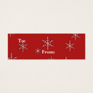 Festtagsgrüße Schneeflocken