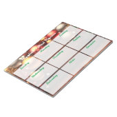Festtagsmahlplaner Notizblock (angewinkelt)