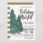 Festtagsmarkt Shopping Einladung (Vorne/Hinten)