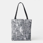 Festtiere grau tasche (Rückseite)