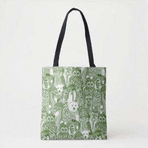 Festtiere grün tasche