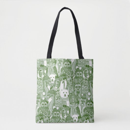 Festtiere grün tasche (Vorderseite)