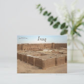 Festung Al-Ukhaidir im Irak Postkarte (Stehend Vorderseite)