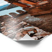 Festung Ananuri Fotodruck (Ecke)