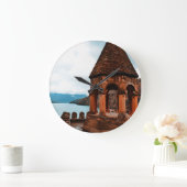 Festung Ananuri Große Wanduhr (Zuhause)