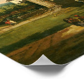 Festung - Bernardo Bellotto Kunstgewerbe Poster (Ecke)
