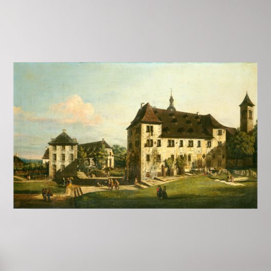 Festung - Bernardo Bellotto Kunstgewerbe Poster (Vorne)