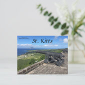 Festung Brimstone Hill St Kitts Postkarte (Stehend Vorderseite)