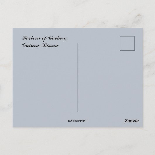 Festung Cacheu Guinea Bissau Postkarte (Rückseite)