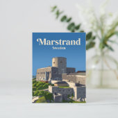 Festung Carlsten Schweden Postkarte (Stehend Vorderseite)