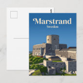 Festung Carlsten Schweden Postkarte (Vorne/Hinten)
