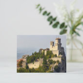 Festung Città di San Marino, Italien Postkarte (Stehend Vorderseite)