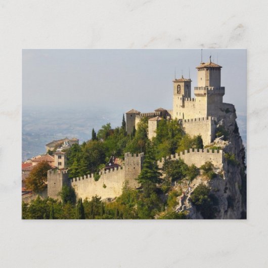 Festung Città di San Marino, Italien Postkarte (Vorderseite)