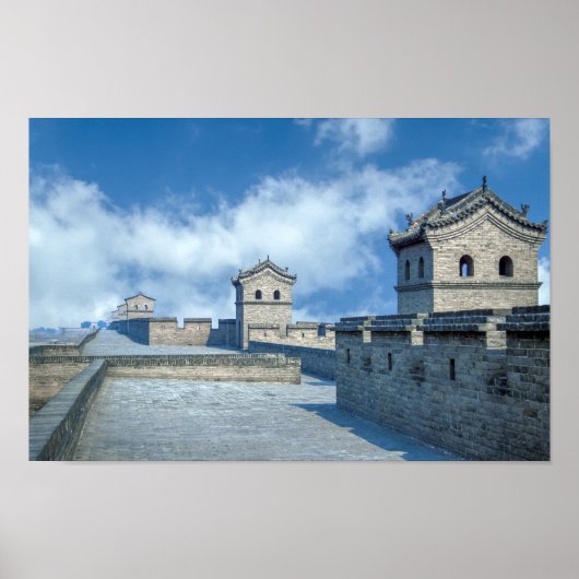 Festung der Altstadt von Pingyao - China Poster (Vorne)
