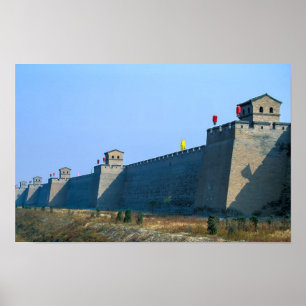 Festung der Altstadt von Pingyao - China Poster